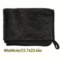 3pc Ultra-Absorbent Microfiber Cleaning Cloth - Soft, Durable & Quick-Dry Towel for Cars, Home, and Bathroom Use