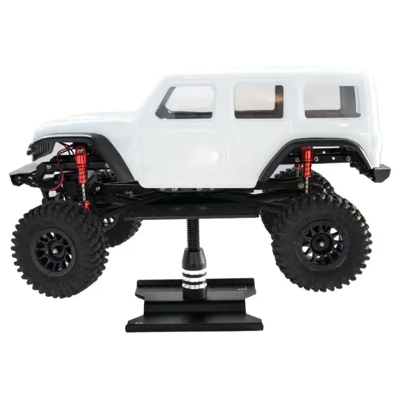 Aluminum Alloy RC Car Repair Stand 360 Rotating for 1/24 Scale RC Crawler close-up view