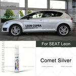 For SEAT Leon Red Silver Blue Gray Yellow White Snow White Car Paint Repair Pen Touch Up detail view