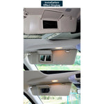 For Mercedes C Class W202 W210 Car Sun Shade Visor Makeup Cosmetic Mirror Cover Claw Yellow Gray PC ABS Car Replacement
