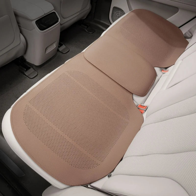 Breathable Leather Car Seat Cover Universal Front Seat Protection Cushion Luxury Car lifestyle view