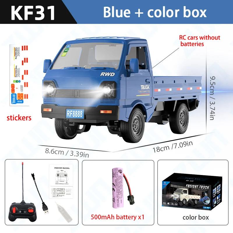 ZWN 1:16/1:18 RC CAR Simulation Drift Climbing Truck Led Light Small Cargo Remote C additional angle