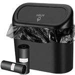 Mini Car Trash Can with Lid, Leak-Proof alternate view