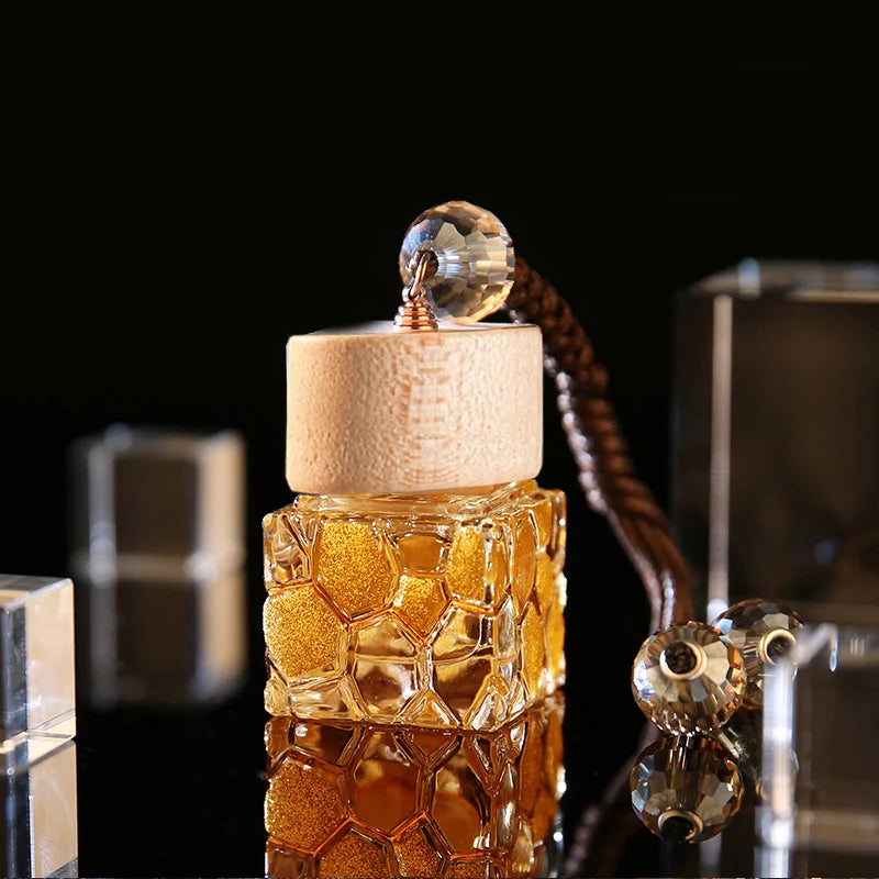 Car Air Freshener Hanging Pendant,High-End Water Cube Scent Diffuser,Long-Lasting Fragrance Car Accessory,Perfect for Vehicles