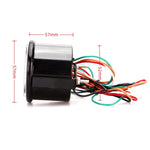 52mm 7-in-1 Car Gauge Set with Tachometer, Boost, Vacuum, Water Temp, Oil Temp, Oil Pr close-up view