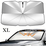 2025 Car Umbrella Windshield Sunshade | Foldable Front Window UV and Heat Protector