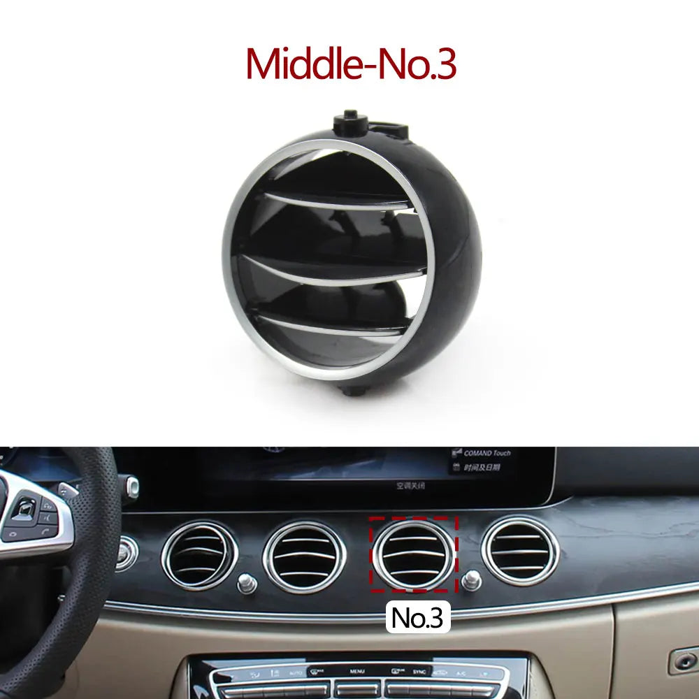 90%New Car Front Dashboard Air Conditioner AC Vent Grille Outlet Cover Panel For Benz E Class W213 2016-2023 E200 E230 E300 E350