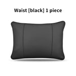 Tesla Model 3/Y Juniper Neck Pillow | Nappa Leather Memory Foam Headrest close-up view