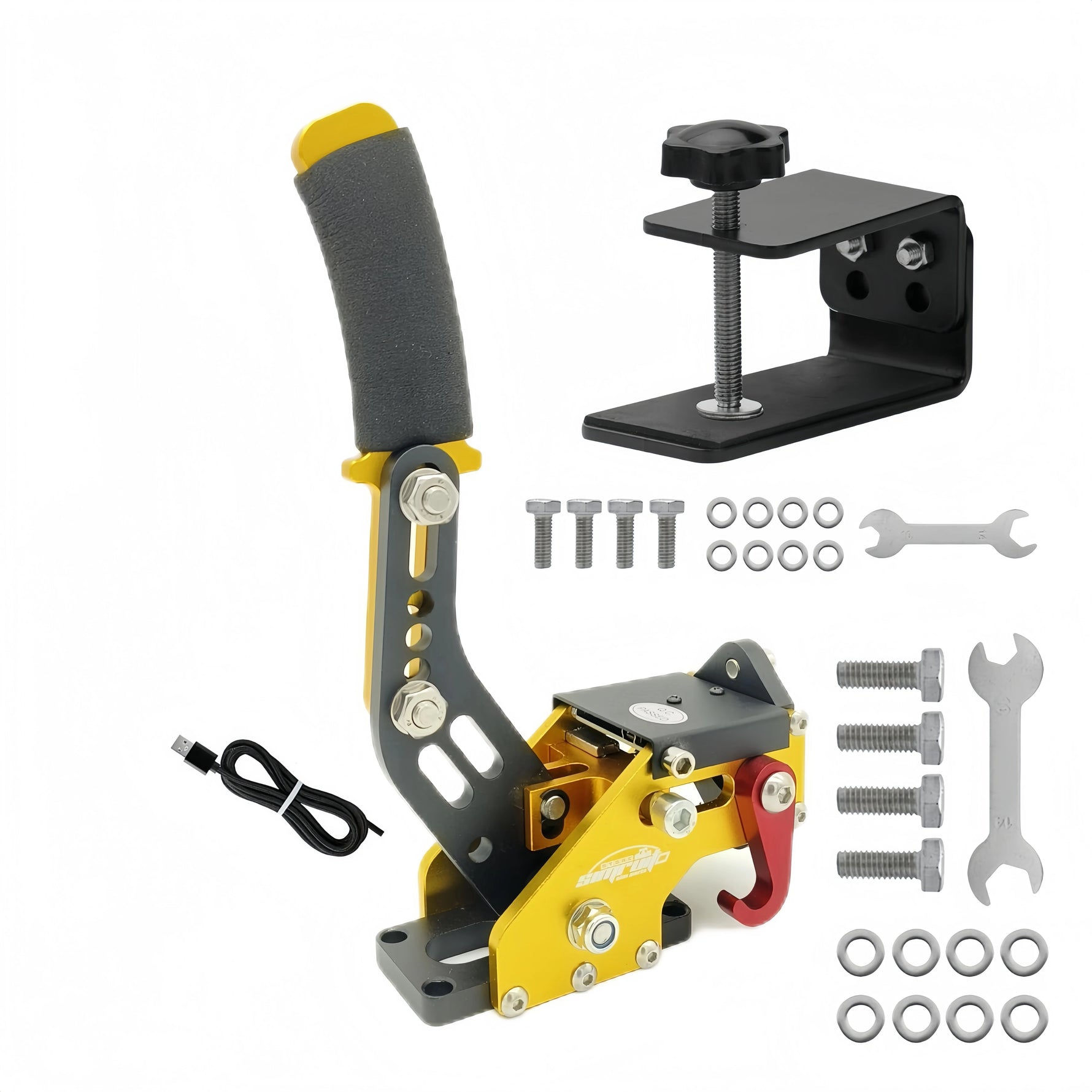 Sim Ruito USB Handbrake | Sim Racing PC Handbrake with Linear and Button Modes detail view
