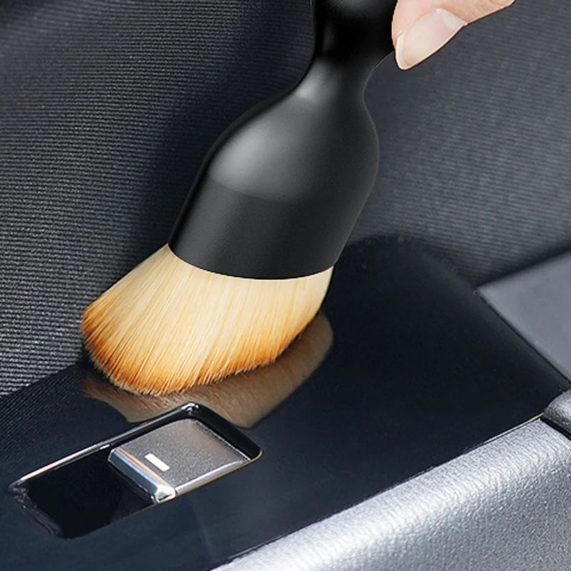 Car Air Vent Cleaning Soft Brush with Casing detail view