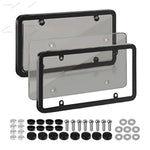 American car license plate frame, universal license plate holder, license plate brack lifestyle view