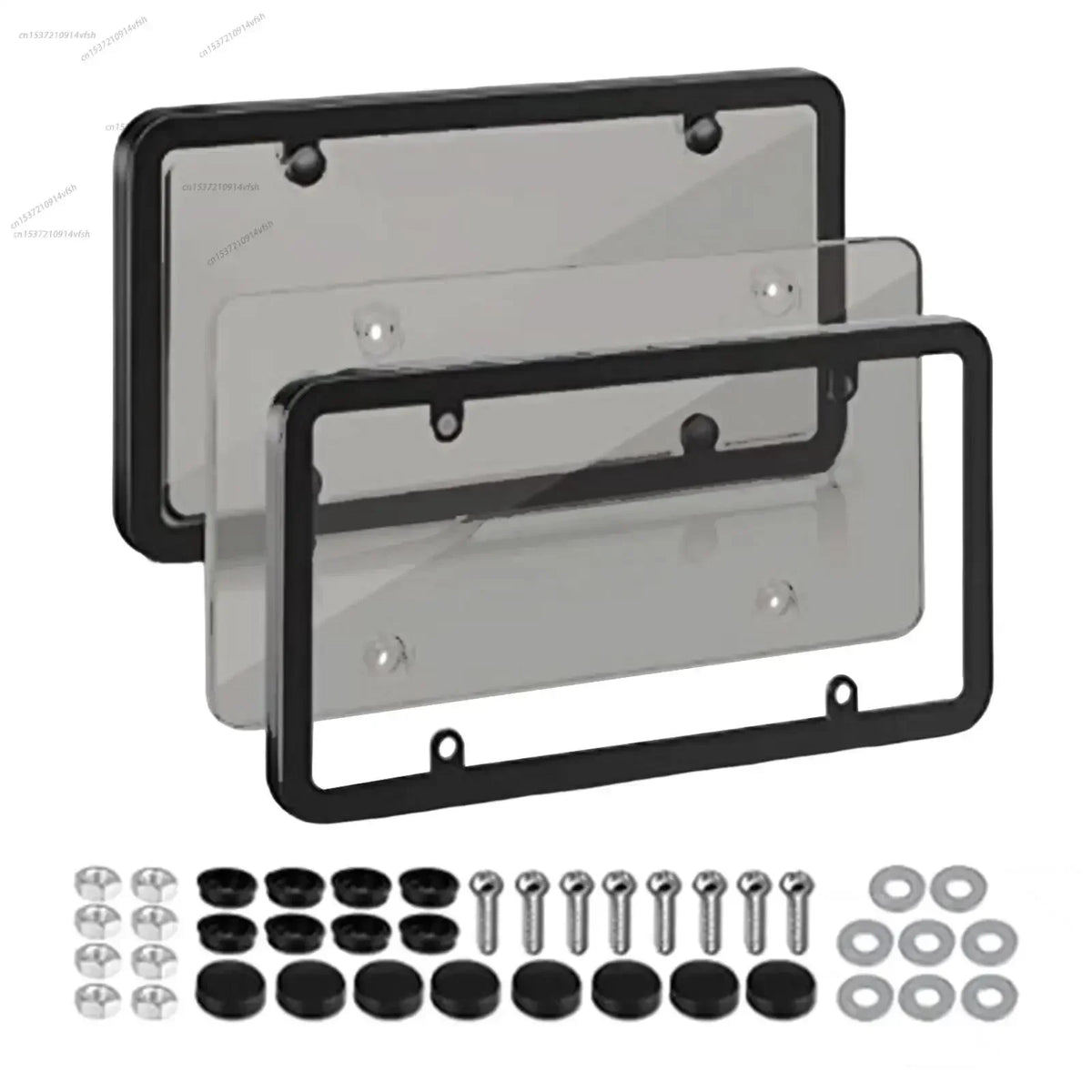American car license plate frame, universal license plate holder, license plate brack lifestyle view