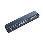 Double-Number Temporary Parking Sign Car Moving Number Plate