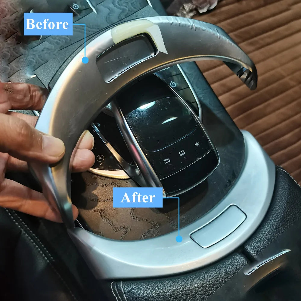 Central Storage Glove Box Console Armrest Cover Switch Button For Mercedes Benz C Cla lifestyle view