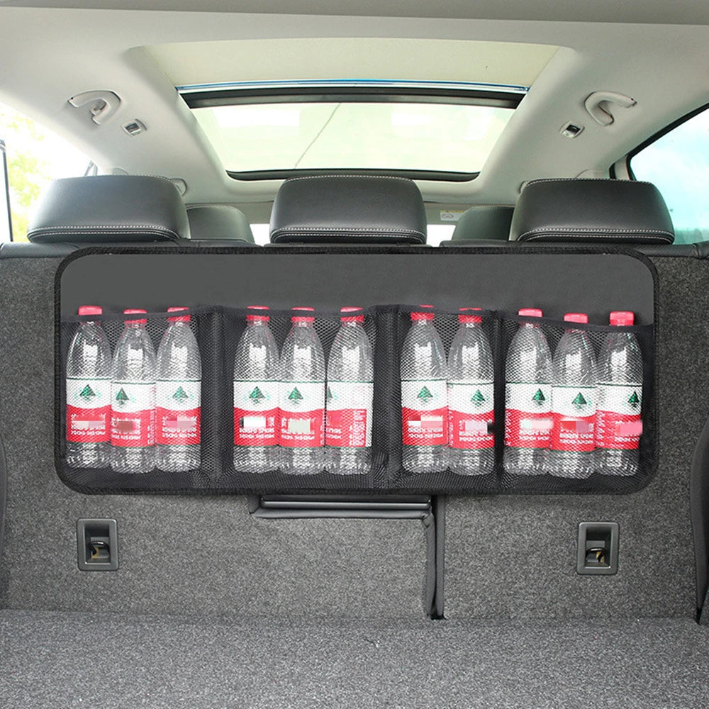 Oxford Cloth Car Trunk Storage Bag Organizer With Four Pockets alternate view
