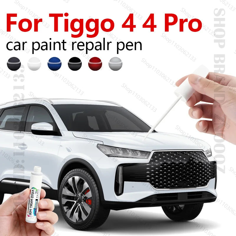 Car Paint Repair Pen For 2017-2024 Chery Tiggo 4 4Pro Paint Scratch Repair Accessories Blue Silver W