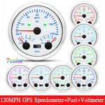 HD Customized 85mm 3 in 1 Gauge | GPS Speedometer, Fuel Gauge, Tachometer with Antenn lifestyle view