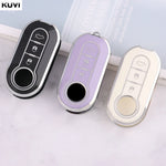 New TPU Car Flip Key Case Cover Shell For FIAT 500 Ducato Punto Panda Lancia Musa For Citroen Jumper