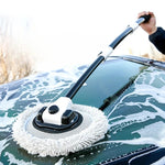 Car Wash Brush Car Cleaning Brush Telescoping Long Handle Mop Soft Hair Chenille Broom Universal Win