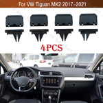 4PCS Front Air Conditioner Outlet A/C Air Conditioning Vents Tab Clip Repair Kit For VW Tiguan MK2 2017 2018 2019 2020 2021