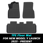 TPE Floor Mats and Cargo Liner for Tesla Model Y Juniper 2025+ | All Weather Trunk Liner detail view