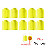 10/25/50/100Pcs Universal Plastic Tire Valve Caps for Cars, Trucks, Motorcycles, and Bic detail view
