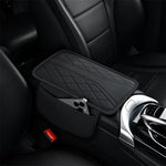 Car Armrest Storage Box, Car Center Console Organizer, Armrest Heightening Cushion With Cup Holder Armrest Storage Organizer Box