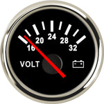 AD Universal 52mm Voltmeter | 8-16V Waterproof Gauge for Car Motorcycle Boat with Red alternate view