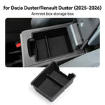 For Dacia Duster / Suitable for Renault Duster 2025-2026 Model 1. Car Armrest Storage Box, Interior