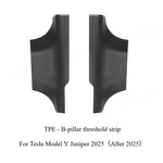 AB Pillar Threshold Strip for Tesla Model Y Juniper 2025 Front Rear Door Threshold An lifestyle view