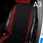 Ladies Car Interior Accessories Shiny Diamond Universal Car Seat Cover Fashion Luxury close-up view