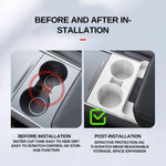 For Tesla Model 3 2019-2022 & Model Y 2021-2024 Center Console Cup Holder Limiter | S lifestyle view