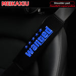 WENTED Flash Bllingbling New Style Comfortable Fabric Car Seat Belt Shoulder Cover Ca lifestyle view