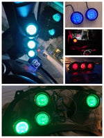 52mm Car Gauge Set | 7 Color LCD Digital Display Tachometer Boost Water Temp Oil Te additional angle