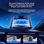 Snow Mountain Smart Car Fragrance Diffuser Rechargeable Mist Diffuser Auto Freshener Car Air Cloud RGB Interior Light Air W J5V6