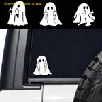 Funny Middle Finger Ghost Motorcycle Car Sticker Waterproof Weather Proof Decal for Auto Window Bump