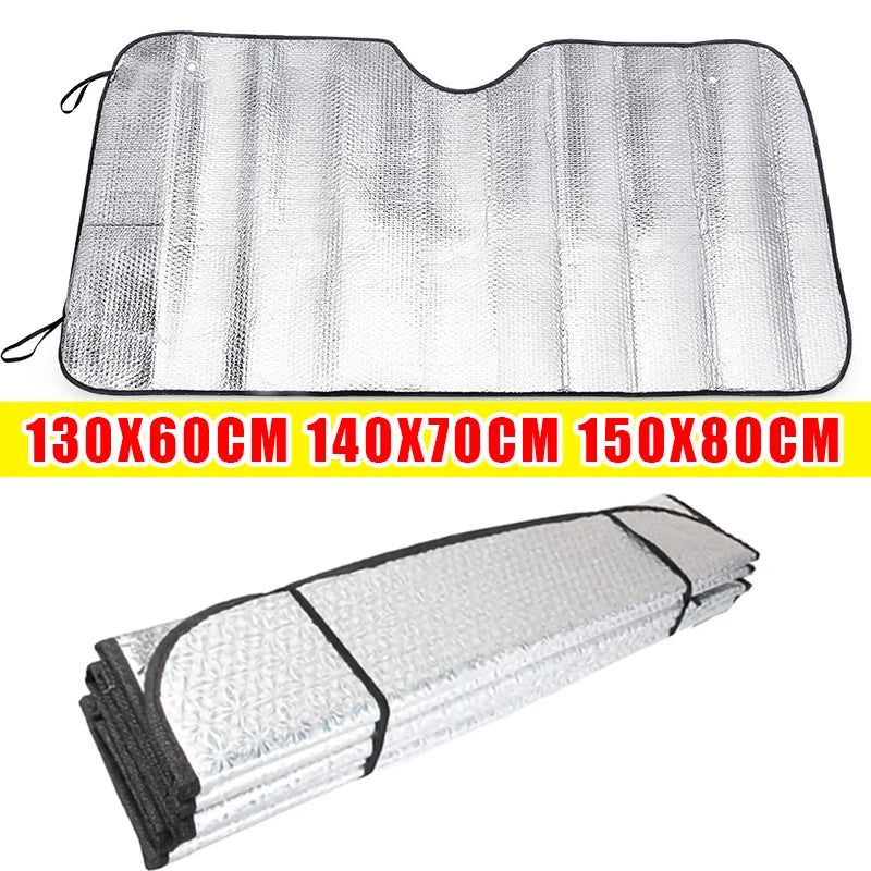 140x70CM Car Window Sun Shade Windshield Snow Ice Anti-UV Protection Front Rear Windshield Block Cov