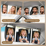 Car Makeup Mirror with 3 Way Lights, Sun Visor Vanity Mirrors For Truck, Car Accessories for Women, Espejo Para Carro Fits Gift