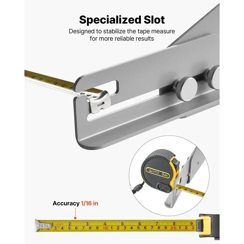 Wheel Alignment Tool Set | 2 PCS Carbon Steel Plates with Digital Angle Finder for Ho alternate view