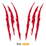 2pcs 3D Scratch & Claw Marks Car Decals | Durable PET Auto Decoration for Rear Window lifestyle view