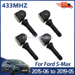 4PCS TPMS Sensor for Ford S-Max 2015-2019 | Direct Fit Tire Pressure Monitoring System 433MHz