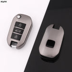 New TPU Car Flip Key Case Cover Shell For Peugeot 208 308 408 508 2008 3008 4008 50 additional angle