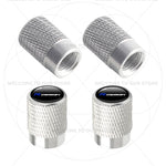 For Volvo R Design Emblem Aluminum Tire Valve Caps | 4-Pack Dust Covers additional angle