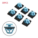 30pcs Molding Door Trim Clips For Kia For Hyundai Fender Flare Rocker Door & Exterior Side Moulding