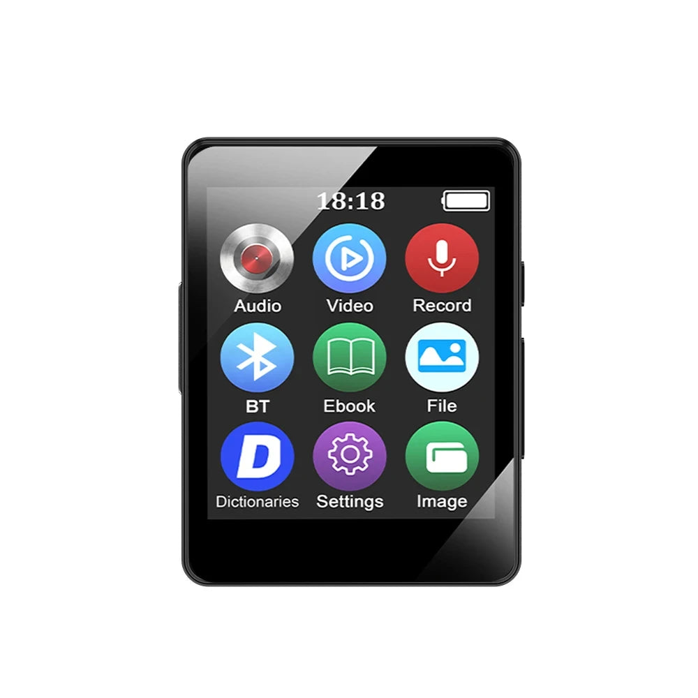8/16/32/64GB Mini MP4 Player Bluetooth 5.0 HiFi MP3 Walkman with Recording | Portable lifestyle view