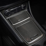 Car Styling Carbon fiber interior button panel Decoration Cover Trim Sticker frame For M detail view