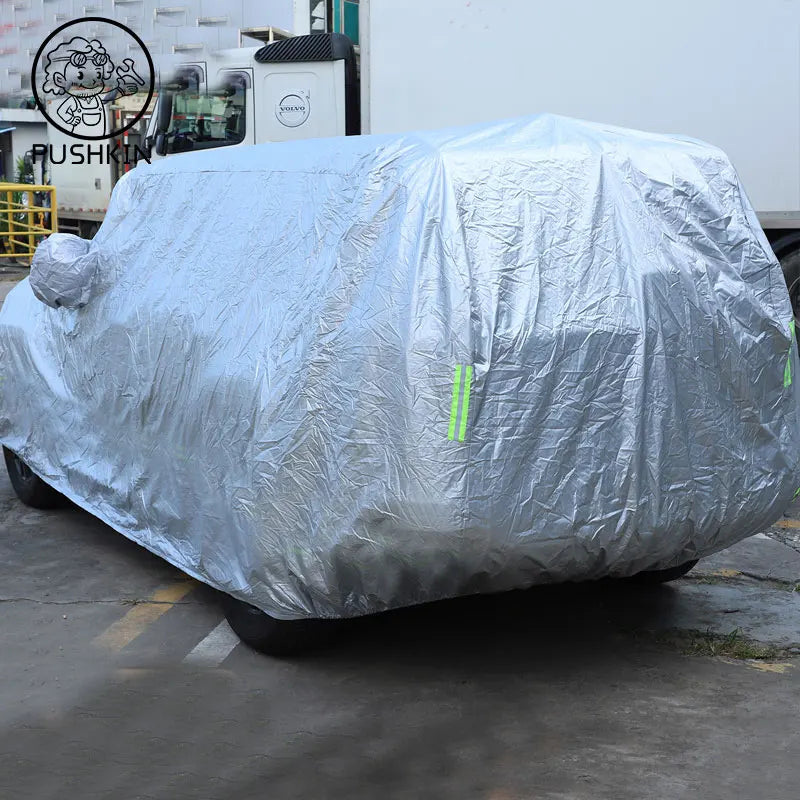 Car Cover For Toyota Land Cruiser Prado LC250 2024 2025 | Outdoor Sun Shade Anti-UV R lifestyle view
