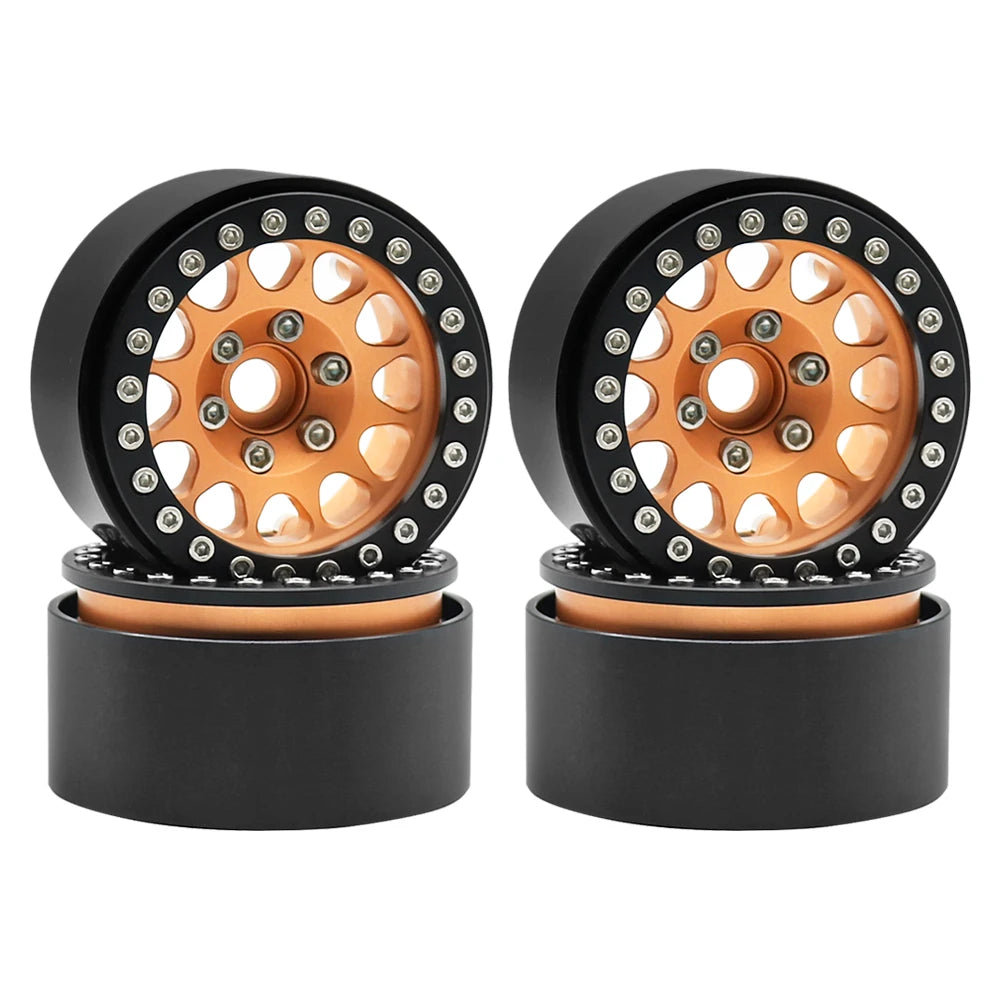 Metal 1.9 Beadlock Wheel Rim Hub for 1/10 RC Crawler D90 alternate view