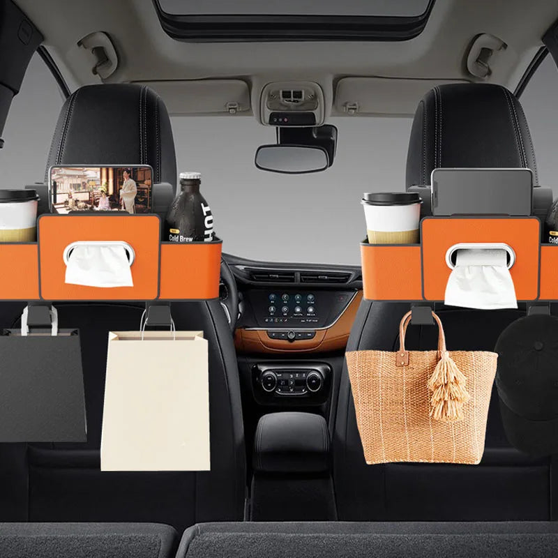 Car Hanging Storage Organizer Box With Cup Holder alternate view