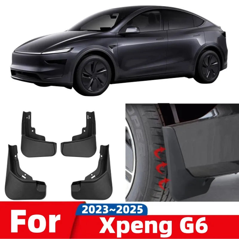 Xpeng G6 Mud Flaps (2023–2025) | Waterproof Splash Guards & Fender Mudguards alternate view